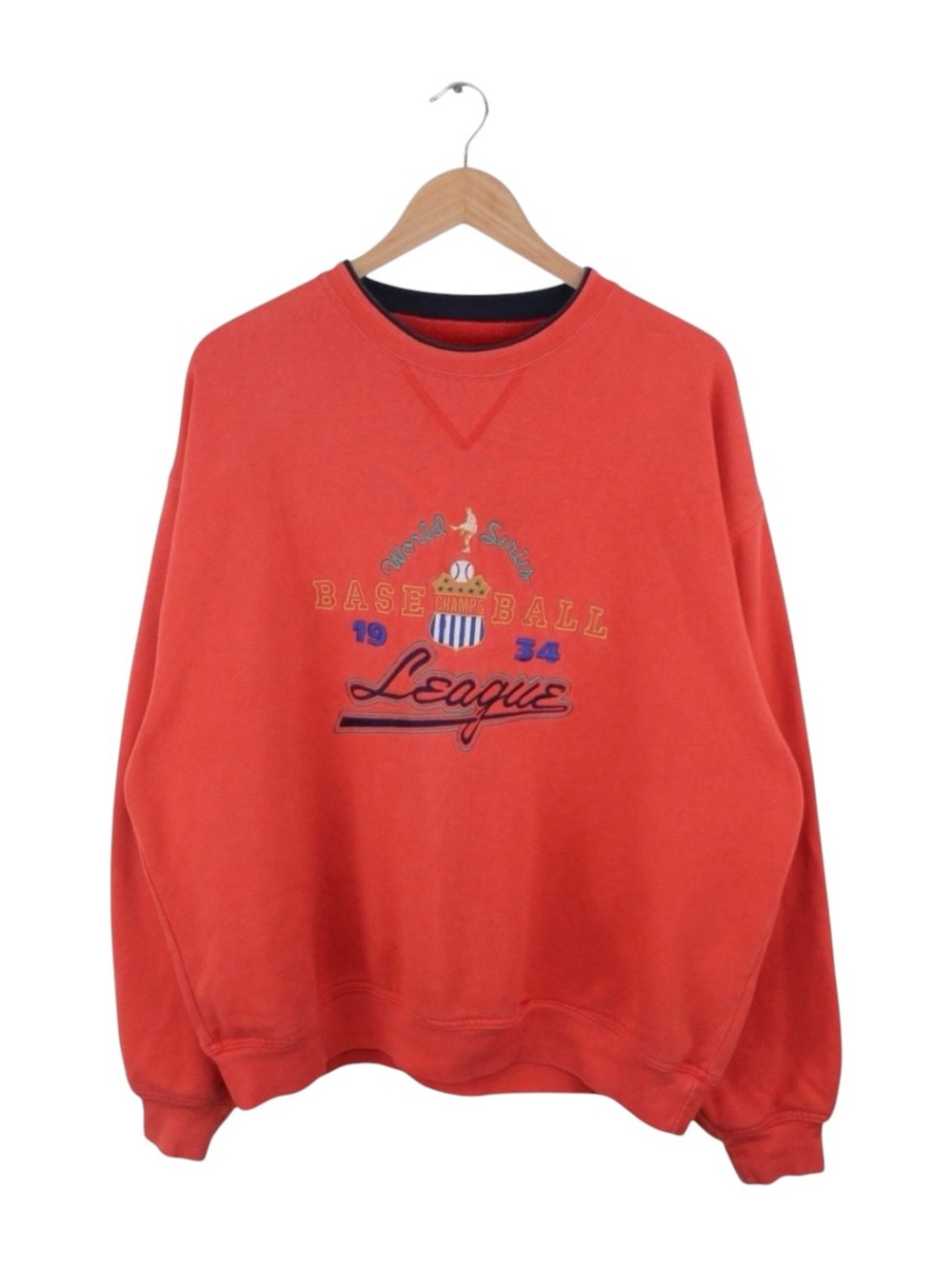 90s Cutter & Buck Baseball Sweatshirt Mens L Vintage Embroidered Crewneck